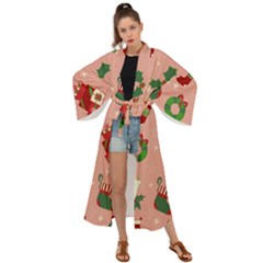 Gifts-christmas-stockings Maxi Kimono by nateshop