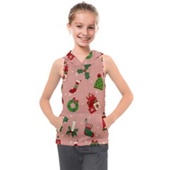 Gifts-christmas-stockings Kids  Sleeveless Hoodie by nateshop