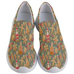 Pattern-santa Women s Lightweight Slip Ons by nateshop