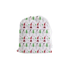 Santa-claus Drawstring Pouch (medium)