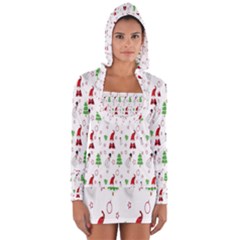 Santa-claus Long Sleeve Hooded T-shirt by nateshop