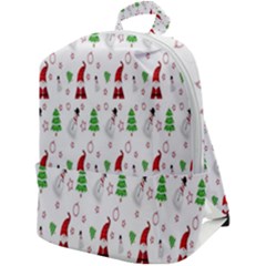 Santa-claus Zip Up Backpack