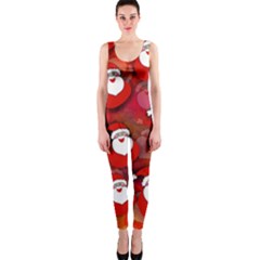 Seamless-santa Claus One Piece Catsuit by nateshop