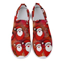 Seamless-santa Claus Women s Slip On Sneakers