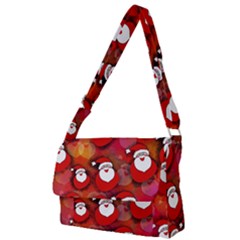 Seamless-santa Claus Full Print Messenger Bag (l) by nateshop