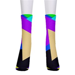 Shape Colorful Creativity Abstract Pattern Crew Socks by Ravend