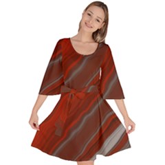 Colored Pattern Bokeh Blurred Blur Velour Kimono Dress