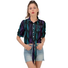 Background Tie Front Shirt  by nateshop