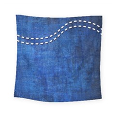 Background-jeans  Square Tapestry (small) by nateshop