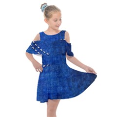 Background-jeans  Kids  Shoulder Cutout Chiffon Dress by nateshop