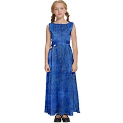 Background-jeans  Kids  Satin Sleeveless Maxi Dress by nateshop