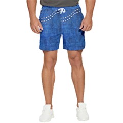 Background-jeans  Men s Runner Shorts by nateshop