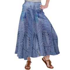 Background-jeans Satin Palazzo Pants by nateshop