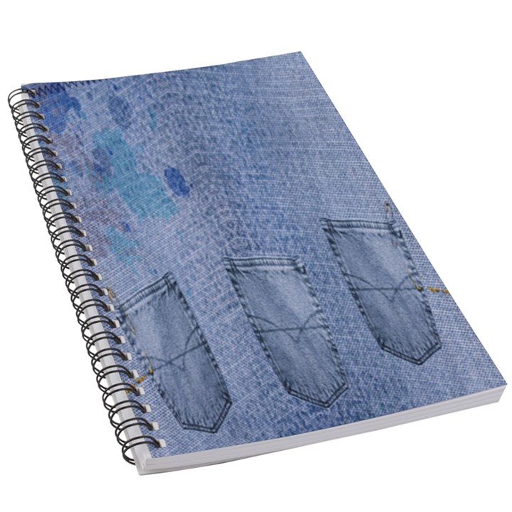 Background-jeans 5.5  x 8.5  Notebook