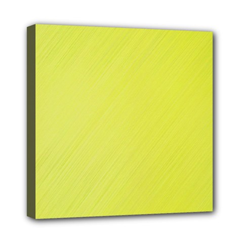 Background-texture-yellow Mini Canvas 8  X 8  (stretched) by nateshop