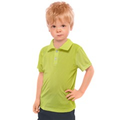 Background-texture-yellow Kids  Polo Tee