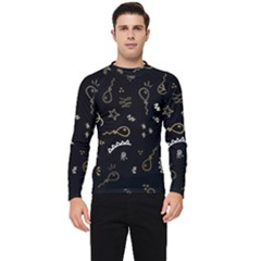 Background Graphic Beautiful Men s Long Sleeve Rash Guard