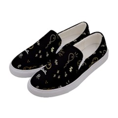 Background Graphic Beautiful Women s Canvas Slip Ons