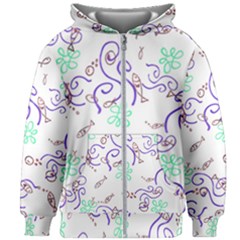 Background Pattern Wallpaper Fish Kids  Zipper Hoodie Without Drawstring