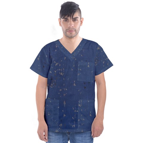 Shapes Men s V-neck Scrub Top by nateshop