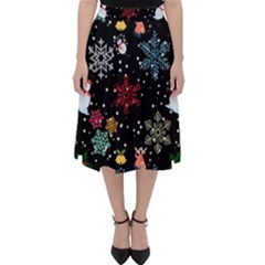 Christmas Thanksgiving Pattern Classic Midi Skirt