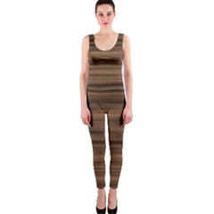 Texture-wooddack One Piece Catsuit by nateshop