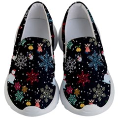 Christmas Thanksgiving Pattern Kids Lightweight Slip Ons