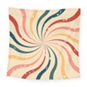 Swirl Star Pattern Texture Vintahe Classic Old Square Tapestry (Large) View1