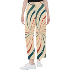 Swirl Star Pattern Texture Vintahe Classic Old Women s Pants  by Ravend