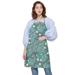 Illustration Pattern Seamless Pocket Apron by Ravend