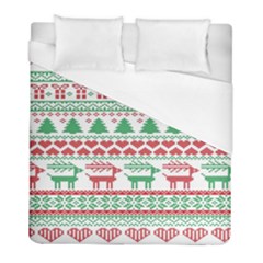 Scandinavian-nordic-christmas-seamless-pattern-vector Duvet Cover (Full/ Double Size)