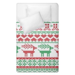 Scandinavian-nordic-christmas-seamless-pattern-vector Duvet Cover Double Side (Single Size)