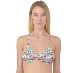 Scandinavian-nordic-christmas-seamless-pattern-vector Reversible Tri Bikini Top