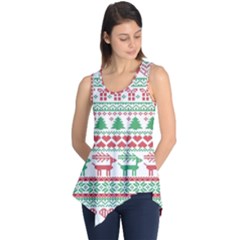 Scandinavian-nordic-christmas-seamless-pattern-vector Sleeveless Tunic