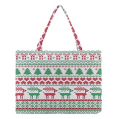 Scandinavian-nordic-christmas-seamless-pattern-vector Medium Tote Bag