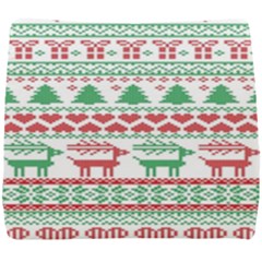 Scandinavian-nordic-christmas-seamless-pattern-vector Seat Cushion