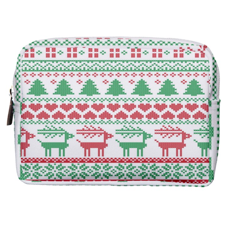 Scandinavian-nordic-christmas-seamless-pattern-vector Make Up Pouch (Medium)