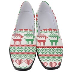 Scandinavian-nordic-christmas-seamless-pattern-vector Women s Classic Loafer Heels