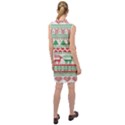 Scandinavian-nordic-christmas-seamless-pattern-vector Sleeveless Shirt Dress View2