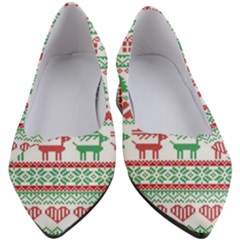 Scandinavian-nordic-christmas-seamless-pattern-vector Women s Block Heels 