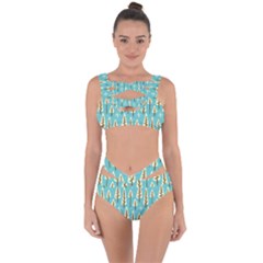 Vector-white-cartoon-trees-pattern Bandaged Up Bikini Set  by nateshop