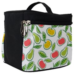 Fruit Fruits Food Illustration Background Pattern Make Up Travel Bag (big) by Ravend