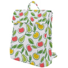 Fruit Fruits Food Illustration Background Pattern Flap Top Backpack