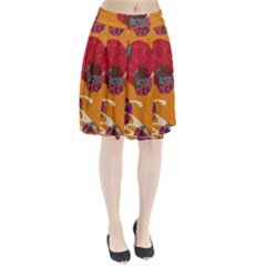 Abstract Backgroundgraphic Wallpaper Pleated Skirt