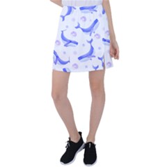 Whale Fish Sea Pattern Mammal Ocean Tennis Skirt