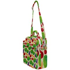 Food Illustration Pattern Texture Crossbody Day Bag