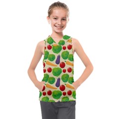 Food Illustration Pattern Texture Kids  Sleeveless Hoodie