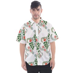 Background Pattern Texture Design Men s Short Sleeve Shirt