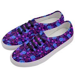 Illustration Background Wallpaper Women s Classic Low Top Sneakers