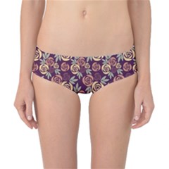 Illustration Flower Floral Nature Pattern Background Classic Bikini Bottoms